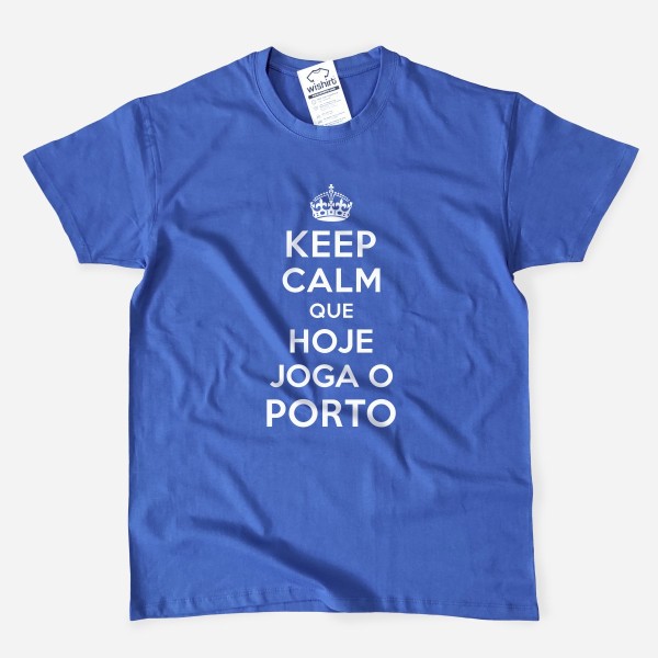 T-shirt Tamanho Grande Keep Calm Porto