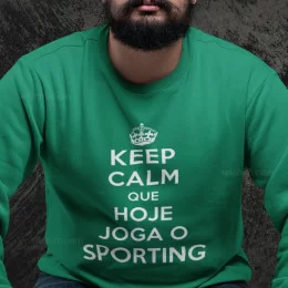 Keep Calm Sporting Large Size Sweatshirt