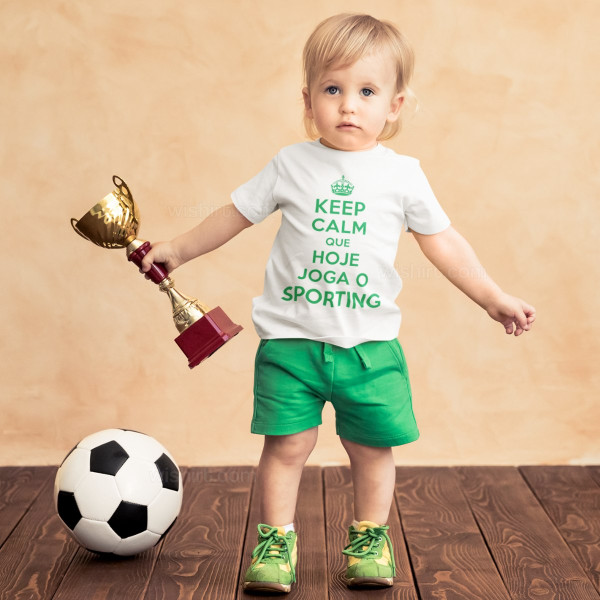Keep Calm Sporting Baby T-shirt
