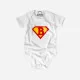 Customizable Letter Superman Babygrow Customizable Letter Superman Babygrow