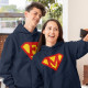 Superwoman Customizable Mother and Children Hoodie Set