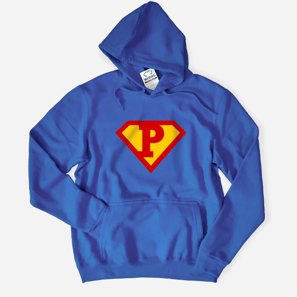 Customizable Letter Superman Hoodie