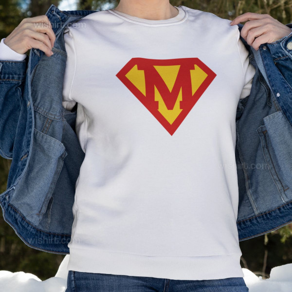 Superwoman Customizable Mother and Children Sweatshirt Set