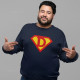 Sweatshirt Tamanho Grande Superman Letra Personalizável