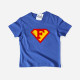 T-shirt Superman Letra Personalizável para Criança