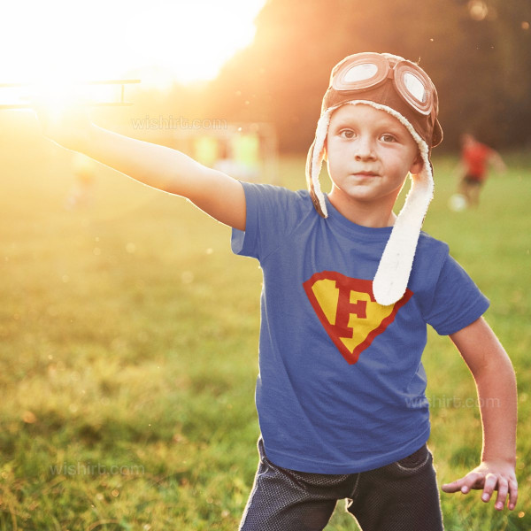 Superman Customizable Father and Children T-shirt Set