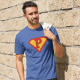 Customizable Letter Superman T-shirt for Men
