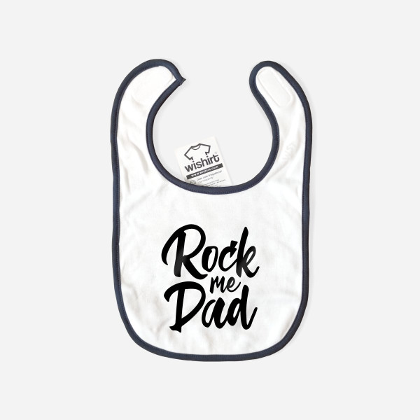 Rock Me Dad Bib
