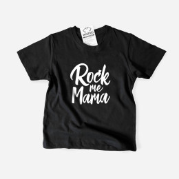 T-shirt Rock Me Mama para Criança
