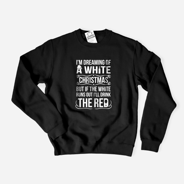 Sweatshirt Tamanho Grande I'm Dreaming of a White Christmas
