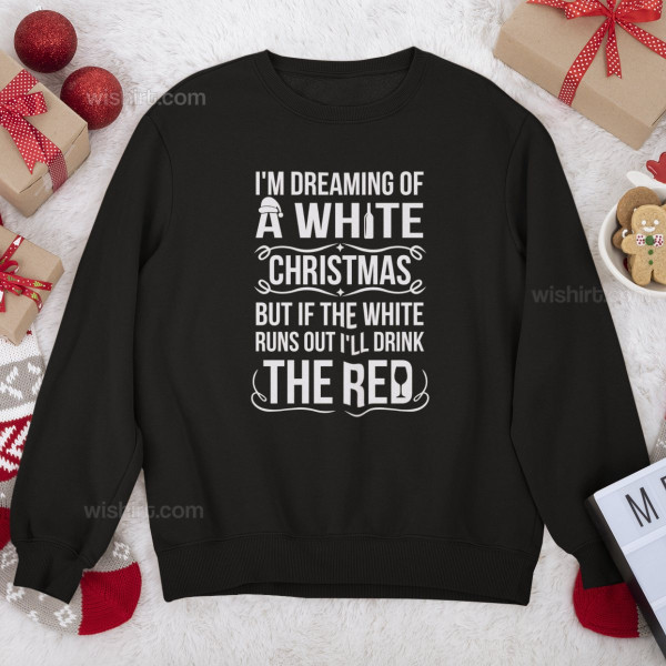 Sweatshirt Tamanho Grande I'm Dreaming of a White Christmas