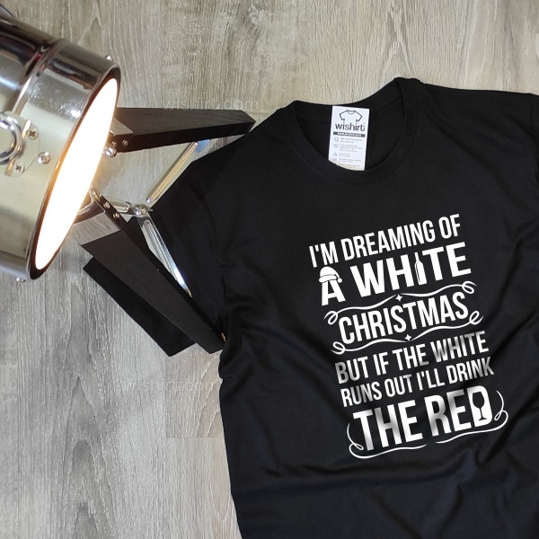 T-shirt Tamanho Grande I'm Dreaming of a White Christmas
