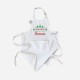 Christmas Apron with Customizable Surname for Children