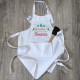 Christmas Apron with Customizable Surname for Children