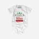 Christmas Babygrow with Customizable Surname