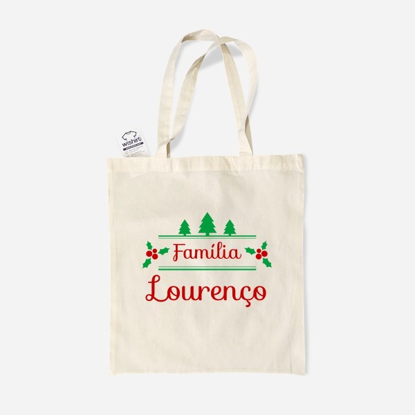 Christmas Cloth Bag with Customizable Surname