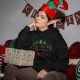 Sweatshirt com Capuz de Natal com Apelido Personalizável