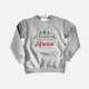 Christmas Sweatshirt with Customizable Surname for Children