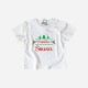 Christmas T-shirt with Customizable Surname for Baby