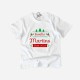 T-shirt de Natal com Apelido Personalizável para Criança