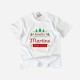 Christmas T-shirt with Customizable Surname for Children