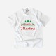 Christmas T-shirt with Customizable Surname for Children