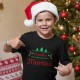 Christmas T-shirt with Customizable Surname for Children