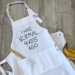 I Was Normal 4 Kids Ago Apron - Customizable