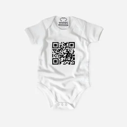 Customizable QR Code Babygrow