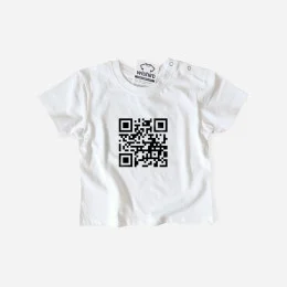 Customizable QR Code T-shirt for Baby