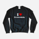 Sweatshirt I Love com Palavra Personalizável