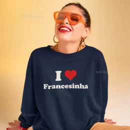 I Love with Customizable Word Sweatshirt