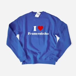 I Love with Customizable Word Large Size Sweatshirt