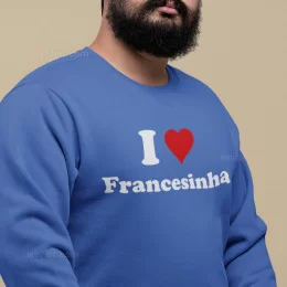 I Love with Customizable Word Large Size Sweatshirt