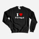 I Love with Customizable Word Large Size Sweatshirt