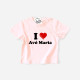I Love with Customizable Word Baby T-shirt