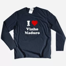 I Love with Customizable Word Large Size Long Sleeve T-shirt