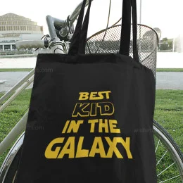 Best Kid in the Galaxy Cloth Bag