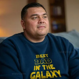 Conjunto Sweatshirts Combinar Pai e Filho Best in the Galaxy