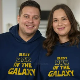 Best Dad in the Galaxy Large Size Hoodie
