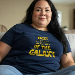 Best Mom in the Galaxy Large Size T-shirt