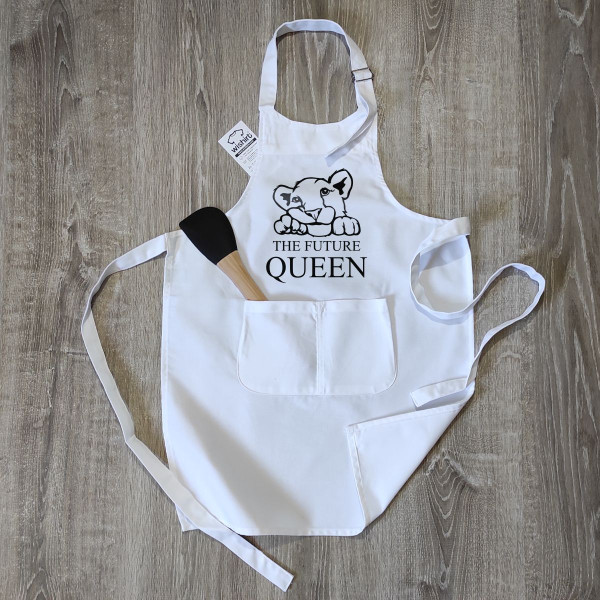 The Future King Lion Girl's Apron