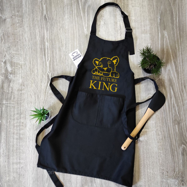 The Future King Lion Boy's Apron