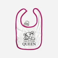 The Future Queen Lioness Bib for Girl