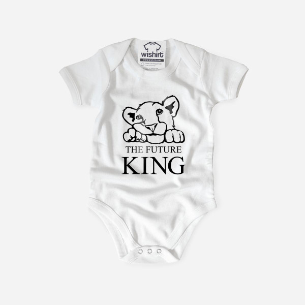 Matching T-shirt and Babygrow The Queen The Future King