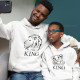 Sweatshirts com Capuz a Combinar The King The Future King