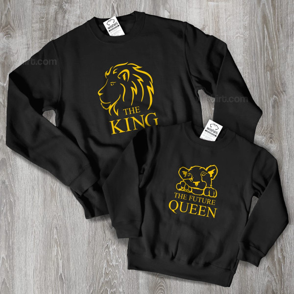 Sweatshirts a Combinar The King The Future Queen
