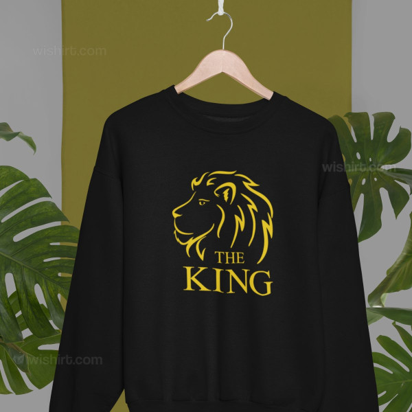 Sweatshirt Tamanho Grande The King Lion