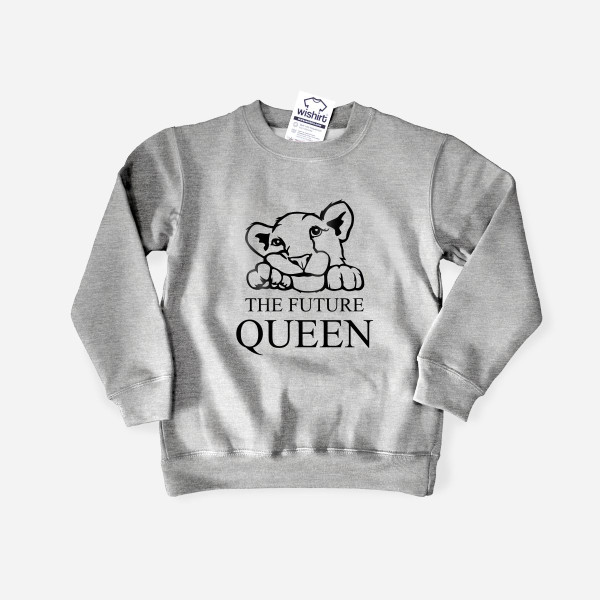 The Future King Lion Girl's Sweatshirt