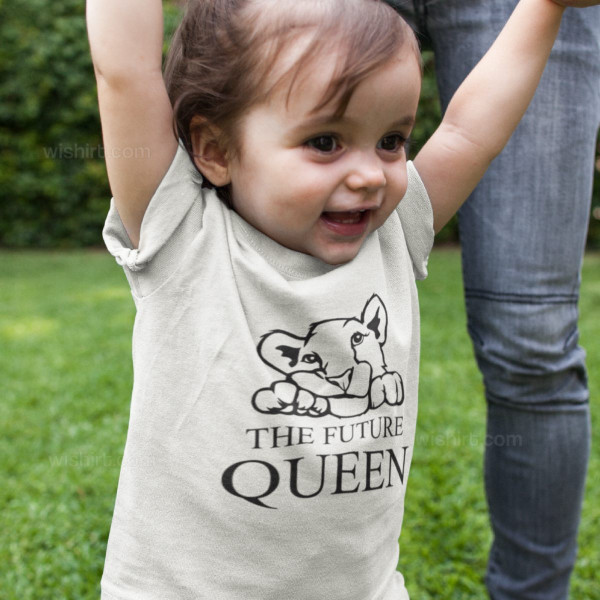 The Future King Lion Baby Girl T-shirt